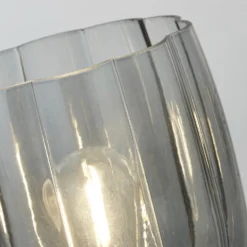 Olivia Battery Powered Table Lamp - Smoke -Outlet Home Harmony Store 13764008 1604980120095703