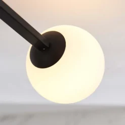 Hawkhill Bathroom Semi Flush Light - 3lt Black -Outlet Home Harmony Store 13794230 3454957104842523