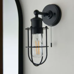 Portmore Bathroom Wall Light - Black 10 Portmore Bathroom Wall Light - Black -Outlet Home Harmony Store 13794239 1414957105370088