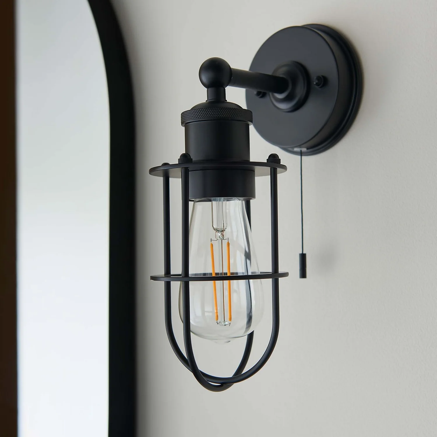Portmore Bathroom Wall Light - Black 3 Portmore Bathroom Wall Light - Black - Image 3