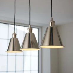 Rhinefield Pendant Light - 3lt Nickel -Outlet Home Harmony Store 13794260 1524957105008546