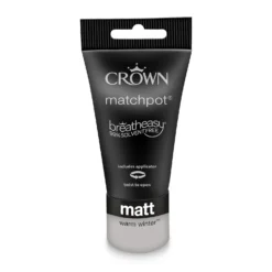 Crown Matt Emulsion Paint Warm Winter - Tester 40ml -Outlet Home Harmony Store 13807000 1964964080433463