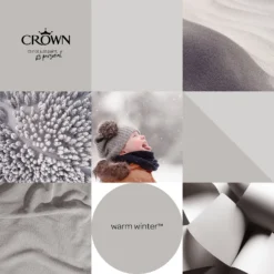 Crown Matt Emulsion Paint Warm Winter - Tester 40ml -Outlet Home Harmony Store 13807000 7484964080352442