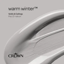 Crown Matt Emulsion Paint Warm Winter - 2.5L -Outlet Home Harmony Store 13807045 2944964080119192