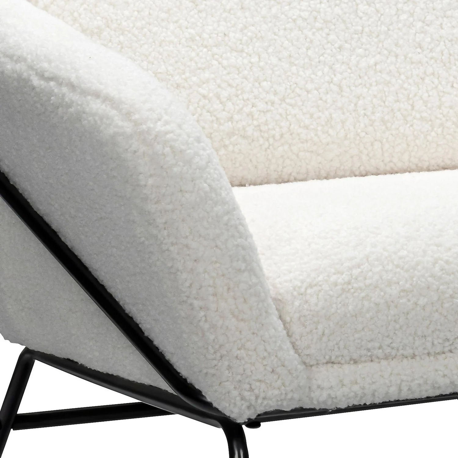 Evelyn Metal Frame Chair - Boucle 6 Evelyn Metal Frame Chair - Boucle - Image 6