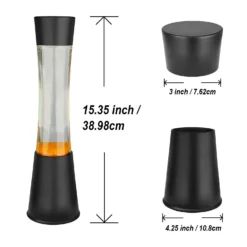 Black & Orange Tower Lava Lamp -Outlet Home Harmony Store 13892605 4154998572571345