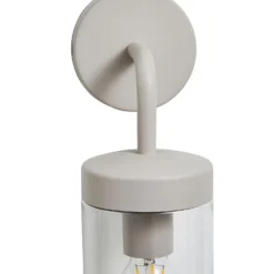 Kew Curved Arm E27 Outdoor Wall Light - Dove Grey -Outlet Home Harmony Store 13924364 4374980109374465