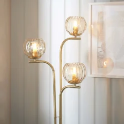 Geneva Floor Lamp - Brass -Outlet Home Harmony Store 13938487 1224981960018014