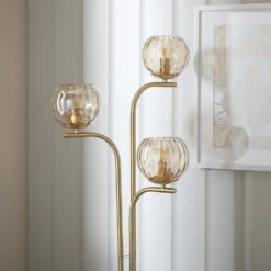 Geneva Floor Lamp - Brass -Outlet Home Harmony Store 13938487 1374981960112145