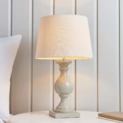 Andrea Table Lamp - Taupe