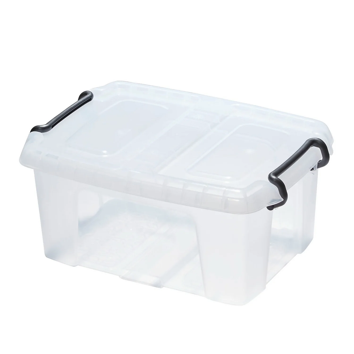 12L Storemaster Box With Lid - Clear 1 12L Storemaster Box With Lid - Clear