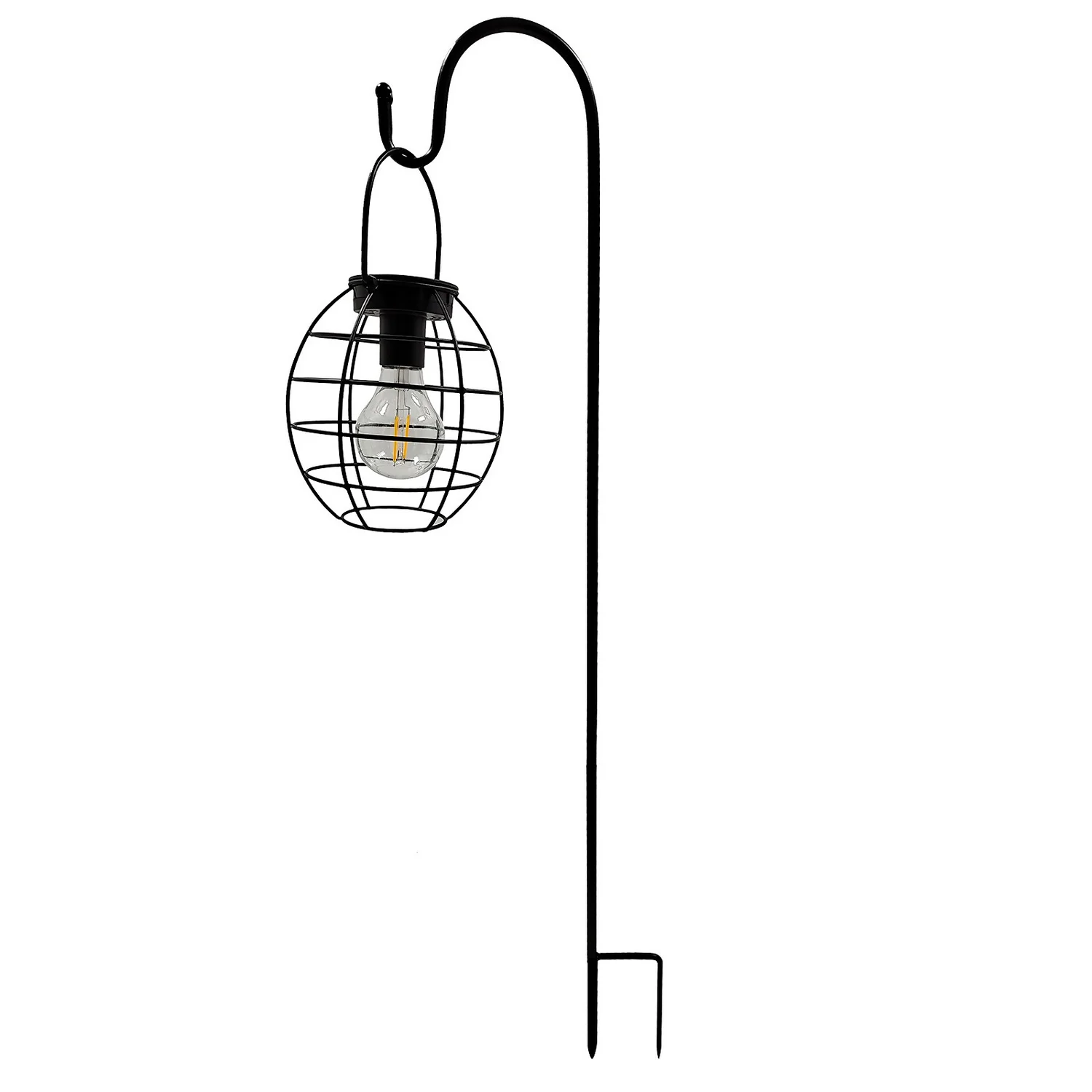 Homebase Edit Solar Hanging Cage Lights - Pack Of 2 2 Homebase Edit Solar Hanging Cage Lights - Pack Of 2 - Image 2