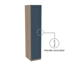 House Beautiful Realm Single Wardrobe, Oak Effect Carcass - Navy Blue Shaker Door (W) 450mm X (H) 2196mm 7 House Beautiful Realm Single Wardrobe, Oak Effect Carcass - Navy Blue Shaker Door (W) 450mm X (H) 2196mm -Outlet Home Harmony Store 13999706 4815007344063787