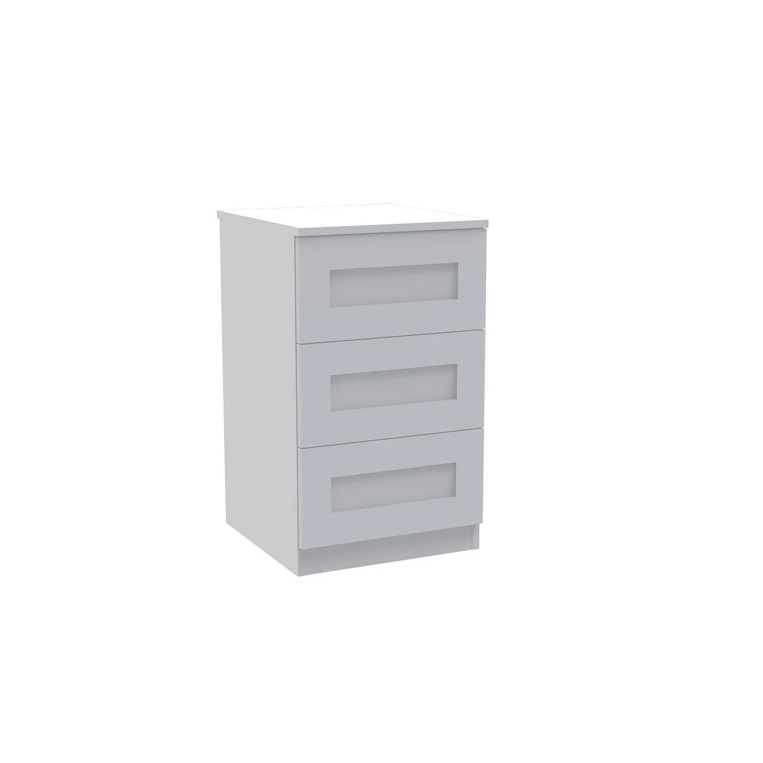 House Beautiful Realm Narrow Chest Of Drawers - White Shaker (W) 450mm X (H) 756mm 1 House Beautiful Realm Narrow Chest Of Drawers - White Shaker (W) 450mm X (H) 756mm