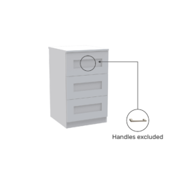 House Beautiful Realm Narrow Chest Of Drawers - White Shaker (W) 450mm X (H) 756mm 7 House Beautiful Realm Narrow Chest Of Drawers - White Shaker (W) 450mm X (H) 756mm -Outlet Home Harmony Store 13999814 5755005574359269