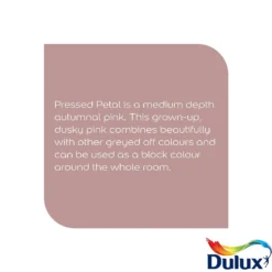 Dulux Easycare Washable & Tough Matt Emulsion Paint Pressed Petal - 5L 17 Dulux Easycare Washable & Tough Matt Emulsion Paint Pressed Petal - 5L -Outlet Home Harmony Store 14235016 1015037957470580