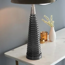 Fearn Table Lamp - Charcoal -Outlet Home Harmony Store 14301810 1195038438165707