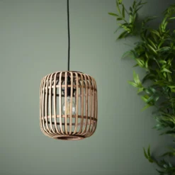 Saval Pendant Ceiling Light - Natural Bamboo -Outlet Home Harmony Store 14301825 1785038438022586