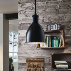 Eglo Priddy Pendant Ceiling Light - Black -Outlet Home Harmony Store 14302969 7195038223630241