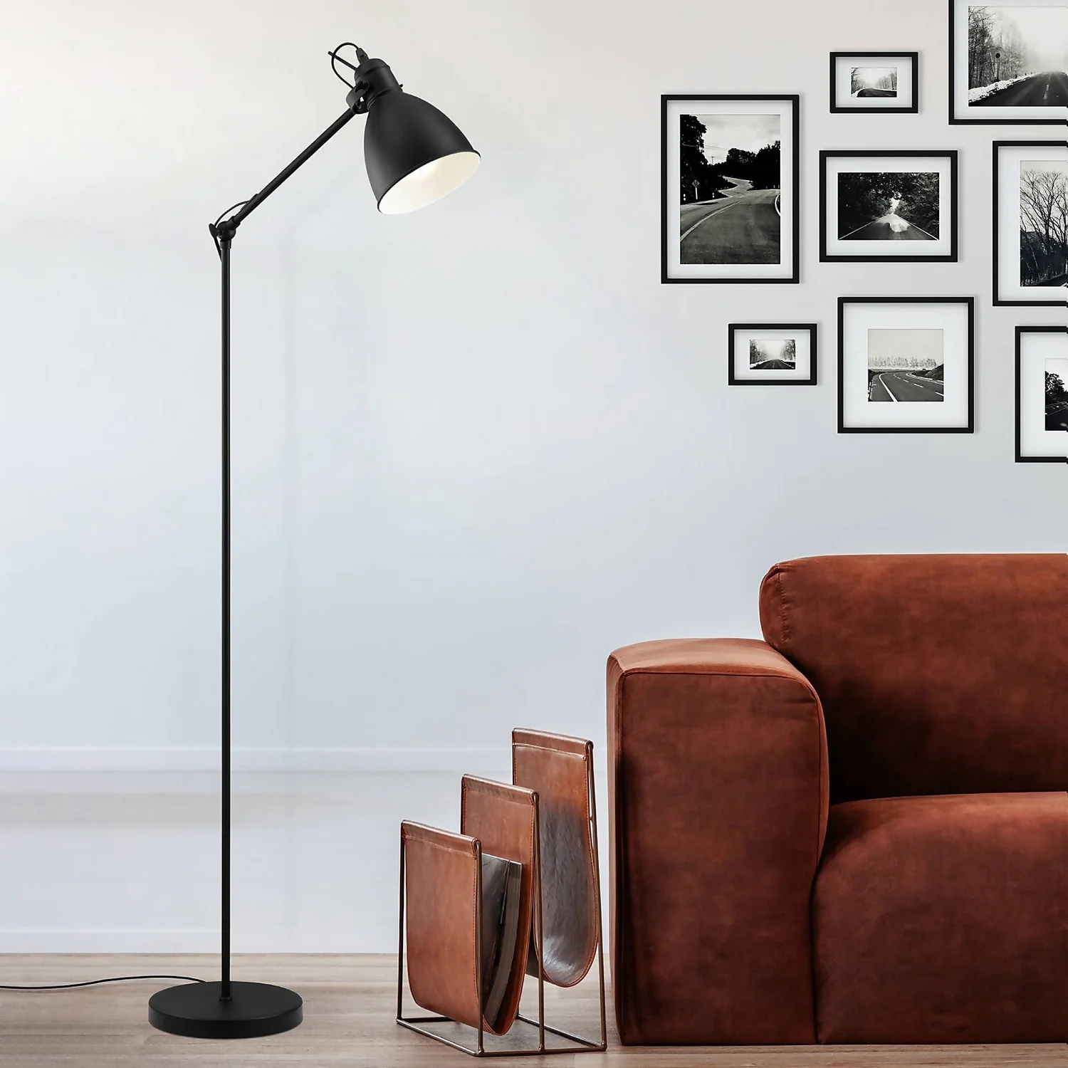 Eglo Priddy Floor Lamp - Black 3 Eglo Priddy Floor Lamp - Black - Image 3