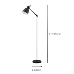 Eglo Priddy Floor Lamp - Black 10 Eglo Priddy Floor Lamp - Black -Outlet Home Harmony Store 14302972 2105038224368880