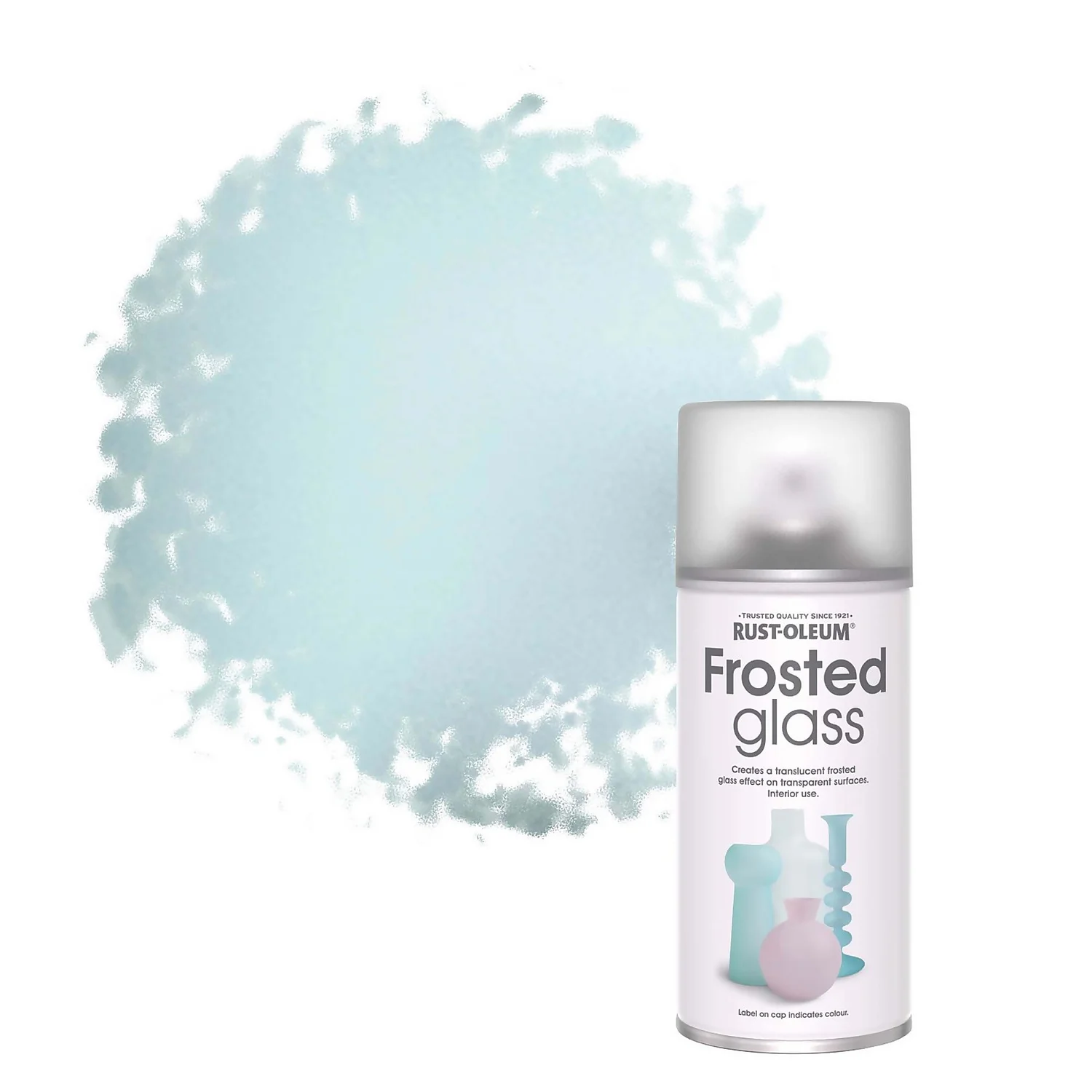 Rust-Oleum Frosted Glass Spray Paint Mint - 150ml 1 Rust-Oleum Frosted Glass Spray Paint Mint - 150ml